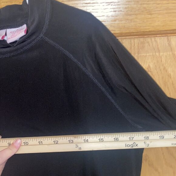 Kanu Surf Swim Women's Medium Shirt Black Rash Guard Protection Loose Fit - Picture 7 of 8